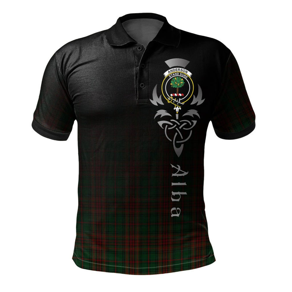 Clan Anderson Coulson Bonner 01 Tartan Polo Shirt - Alba Celtic Style TO39 Anderson Coulson Bonner 01 Tartan Tartan Polo