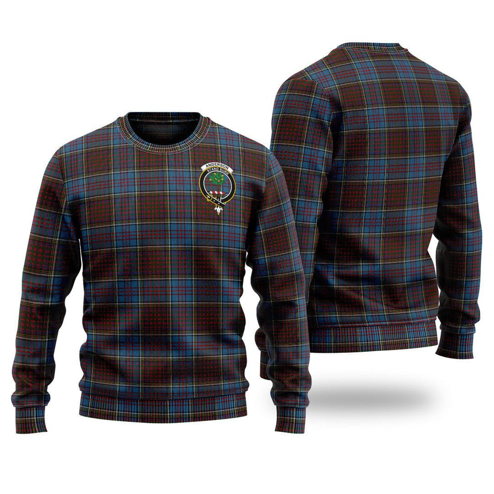 Clan Anderson Highland Society Of London Tartan Christmas Ugly Sweater AZ73 Anderson Highland Society Of London Tartan Tartan Sweater