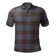Clan Anderson Highland Society of London Tartan Polo Shirt OX79 Anderson Highland Society of London Tartan Tartan Polo