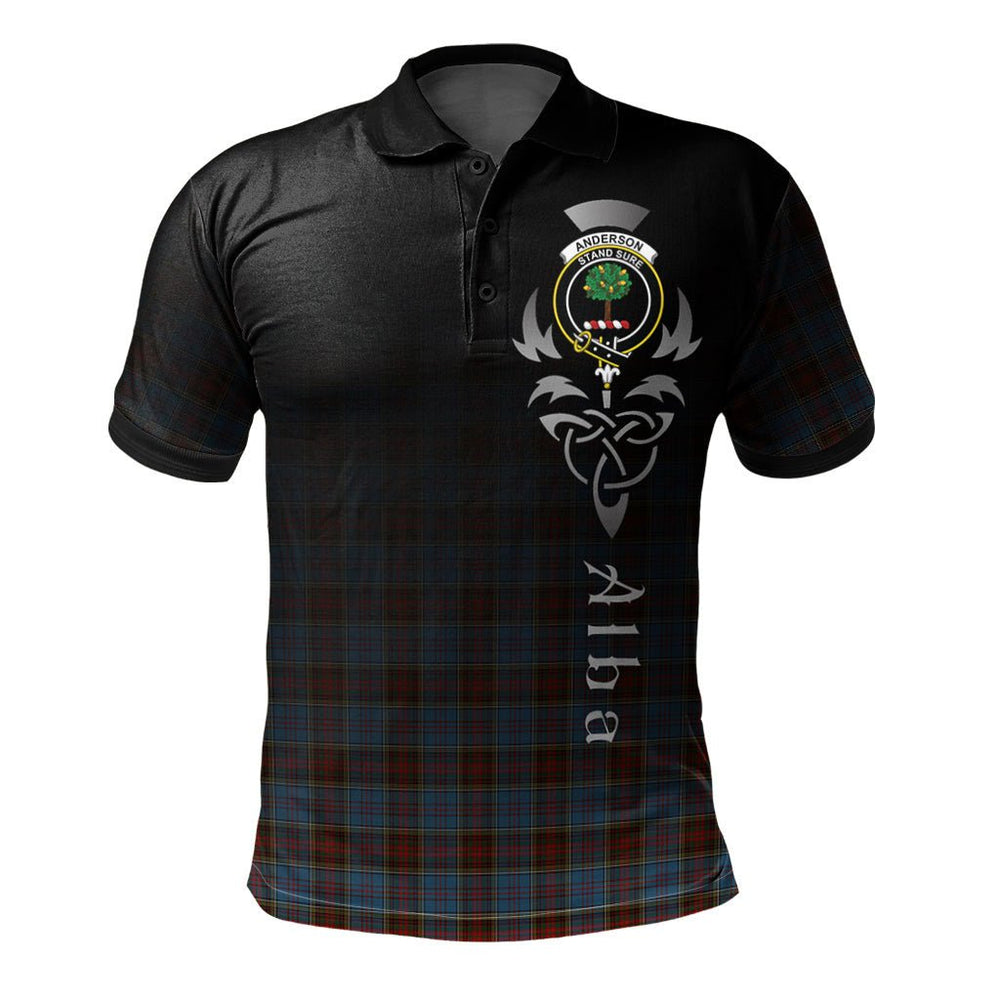Clan Anderson MacGregor Hastie 01 Tartan Polo Shirt - Alba Celtic Style WW45 Anderson MacGregor Hastie 01 Tartan Tartan Polo