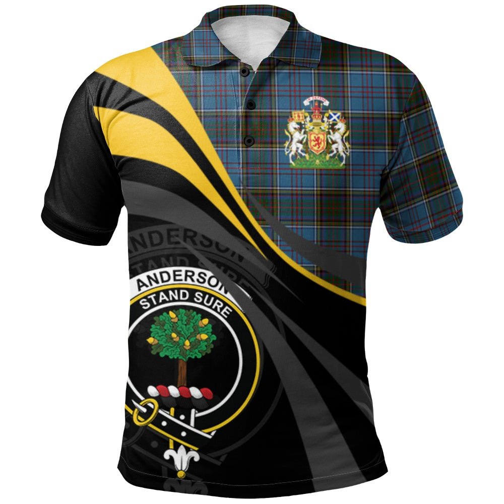 Clan Anderson MacGregor Hastie 02 Tartan Polo Shirt - Royal Coat Of Arms Style ZT95 Anderson MacGregor Hastie 02 Tartan Tartan Polo