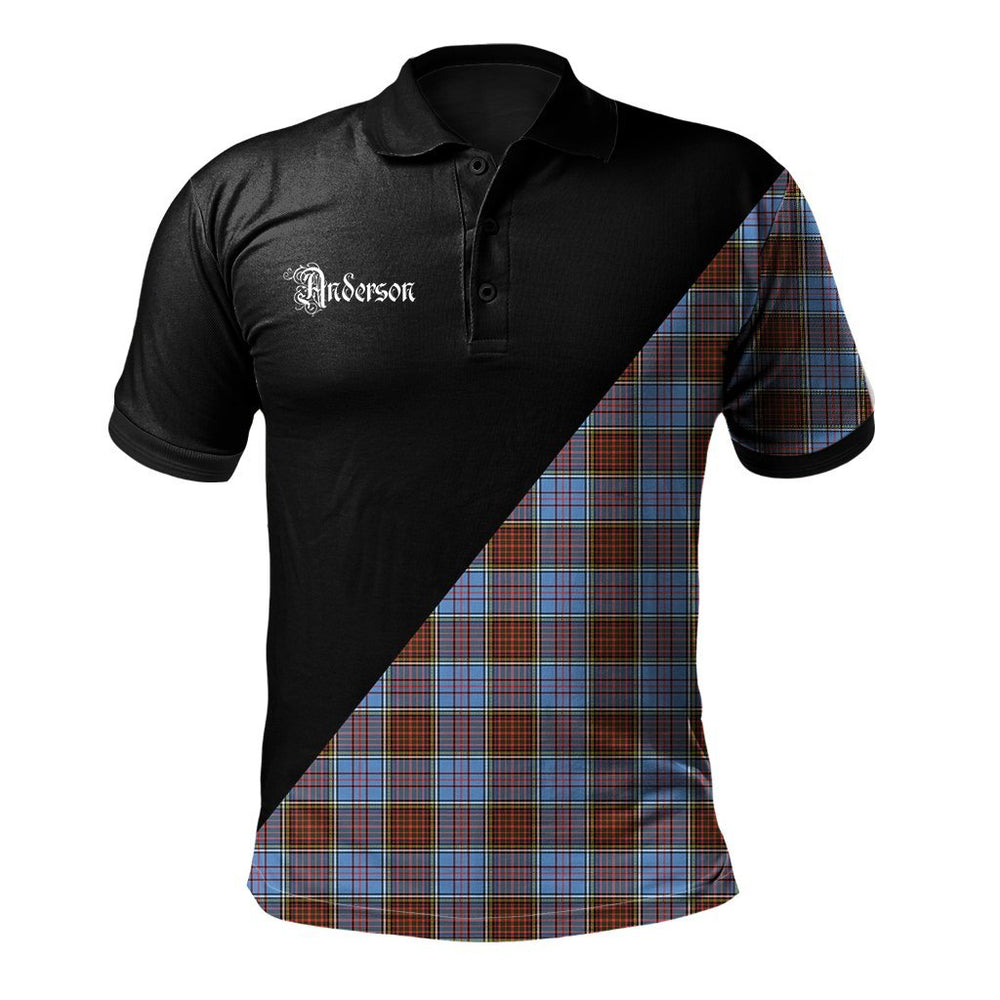 Clan Anderson Modern Clan - Military Polo Shirt VV69 Anderson Modern Tartan Tartan Polo