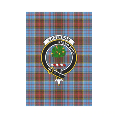 Clan Anderson Modern Tartan Crest Garden Flag DS33 Clan Anderson Tartan Today