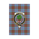 Clan Anderson Modern Tartan Crest Garden Flag DS33 Clan Anderson Tartan Today