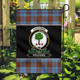 Clan Anderson Modern Tartan Crest Garden Flag - Welcome TU79 Clan Anderson Tartan Today