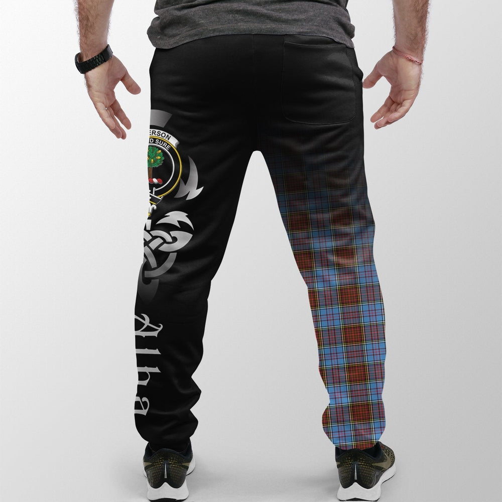 Clan Anderson Modern Tartan Crest Jogger Sweatpants Alba Celtic Style VI57 Clan Anderson Tartan Today