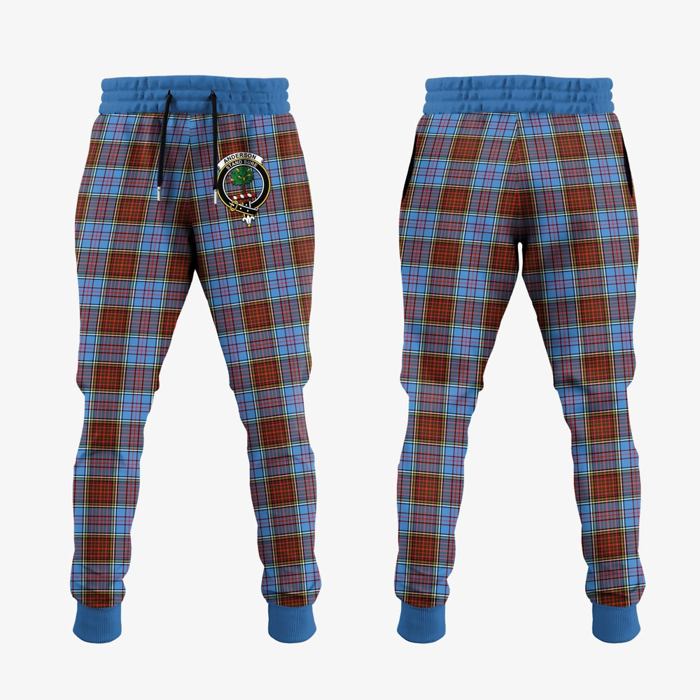 Clan Anderson Modern Tartan Crest Jogger Sweatpants ZO94 Clan Anderson Tartan Today