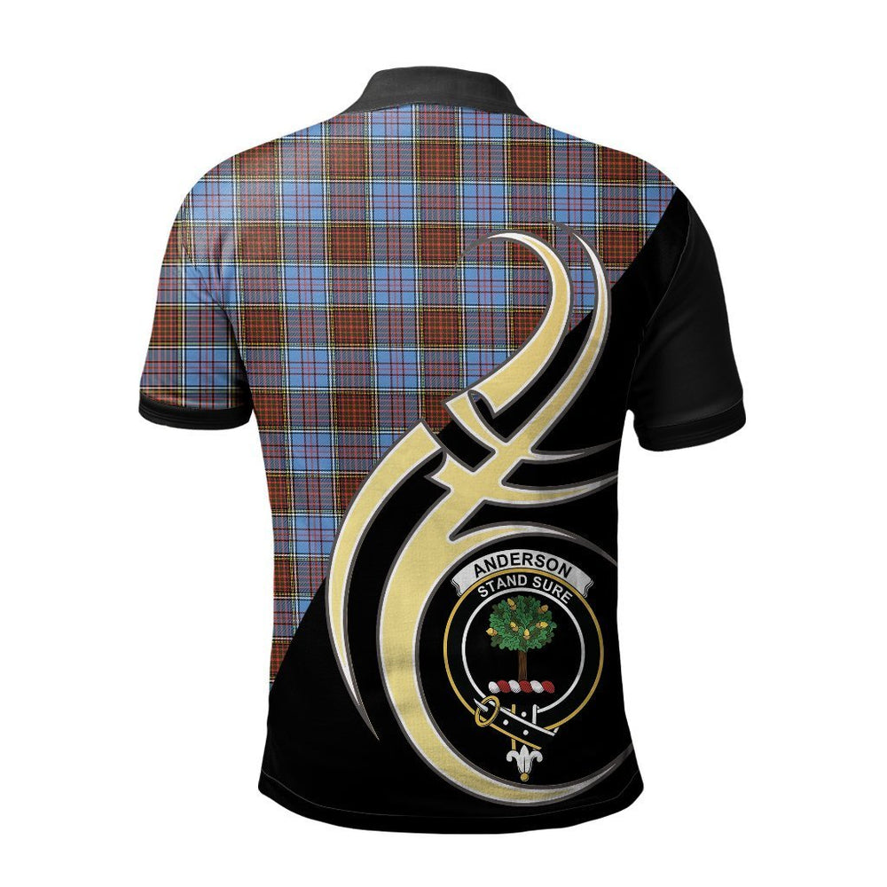 Clan Anderson Modern Tartan Polo Shirt - Believe In Me Style FY94 Anderson Modern Tartan Tartan Polo