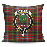 Clan Anderson of Arbrake Tartan Crest Pillow Cover VR10 Clan Anderson Tartan Today