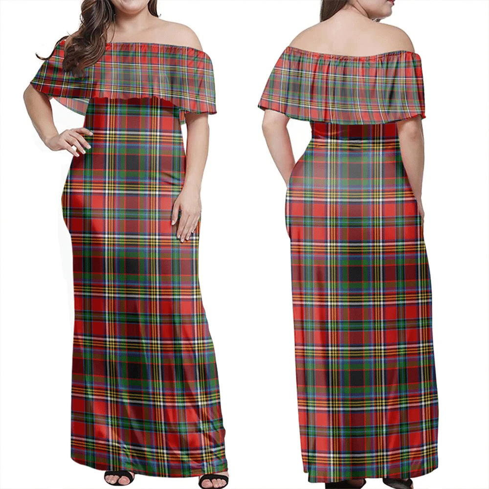 Clan Anderson Of Arbrake Tartan Hawaii Dress WX77 Clan Anderson Tartan Hawaii Dress