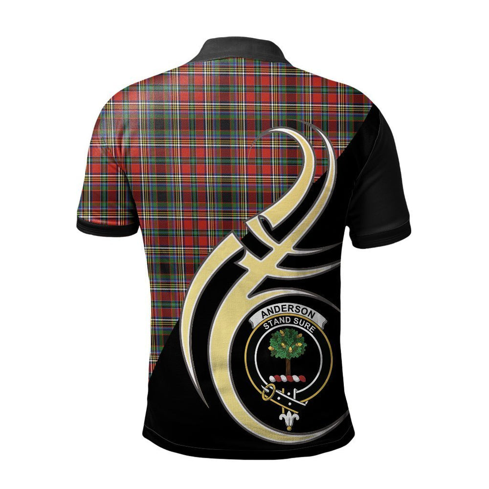 Clan Anderson of Arbrake Tartan Polo Shirt - Believe In Me Style DA11 Anderson of Arbrake Tartan Tartan Polo