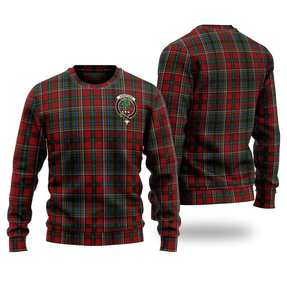 Clan Anderson Of Ardbrake Tartan Christmas Ugly Sweater IB14 Anderson Of Ardbrake Tartan Tartan Sweater