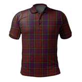 Clan Anderson of Kinnedear Red Tartan Polo Shirt GI66 Anderson of Kinnedear Red Tartan Tartan Polo