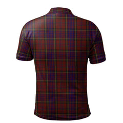 Clan Anderson of Kinnedear Red Tartan Polo Shirt GI66 Anderson of Kinnedear Red Tartan Tartan Polo
