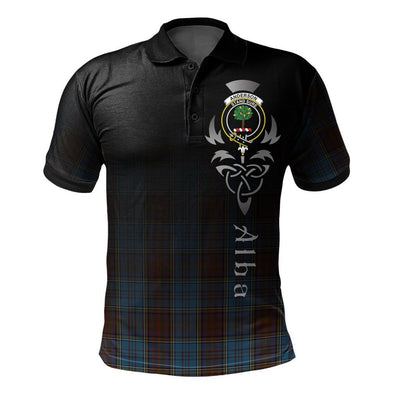 Clan Anderson Paton Tartan Polo Shirt - Alba Celtic Style