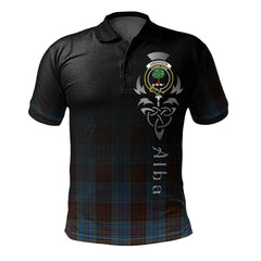 Clan Anderson Paton Tartan Polo Shirt - Alba Celtic Style WR95 Anderson Paton Tartan Tartan Polo