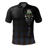 Clan Anderson STS Tartan Polo Shirt - Alba Celtic Style NO67 Anderson STS Tartan Tartan Polo
