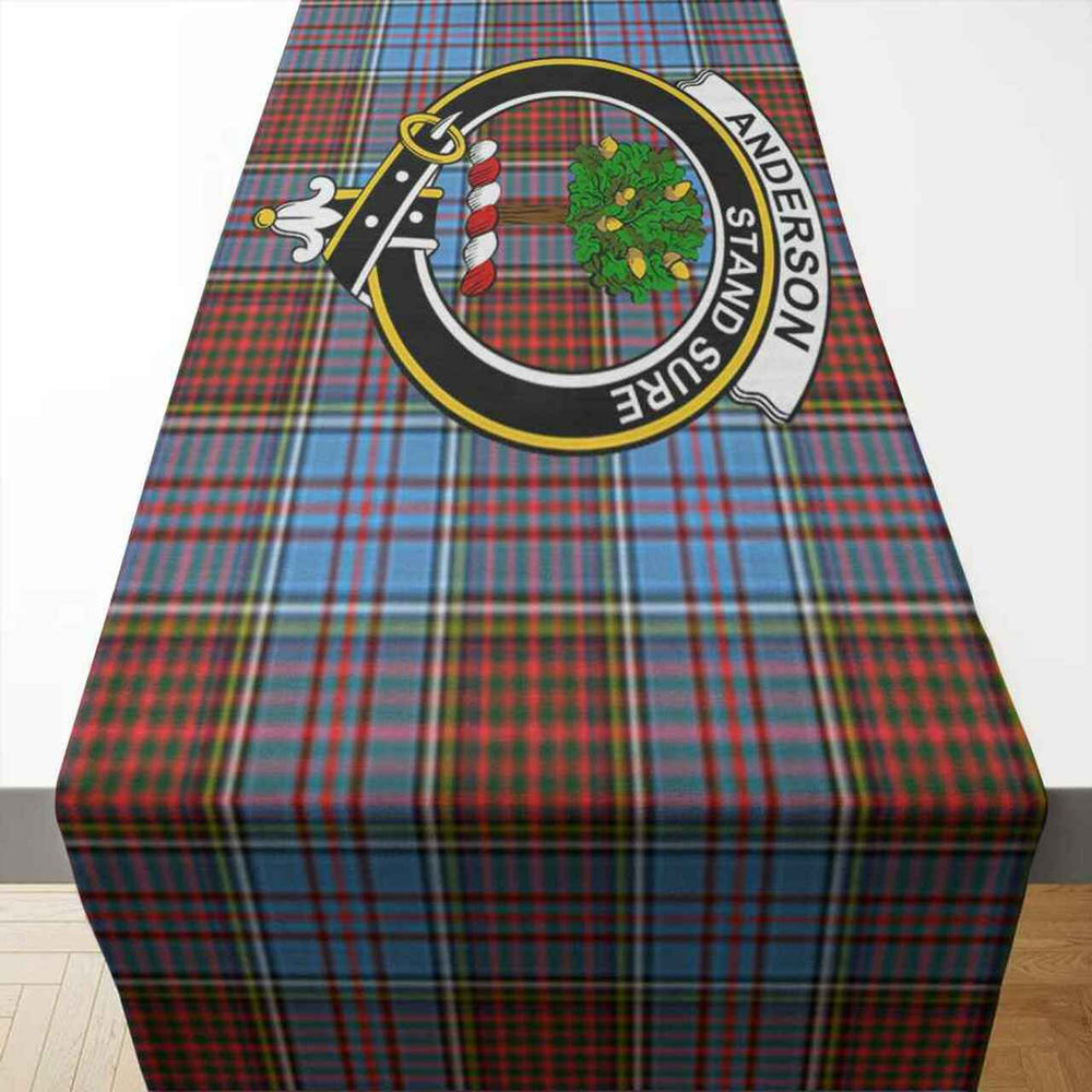 Clan Anderson Tartan Crest Table Runner Cotton BB77 Anderson Tartan Tartan Table Runner