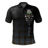 Clan Anderson Tartan Polo Shirt - Alba Celtic Style UR12 Anderson Tartan Tartan Polo