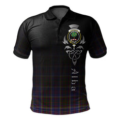 Clan Anderson W L Tartan Polo Shirt - Alba Celtic Style YP31 Anderson W L Tartan Tartan Polo