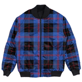 Clan Angus Modern Tartan Bomber Jacket GJ53 Angus Modern Tartan Tartan Bomber Jacket