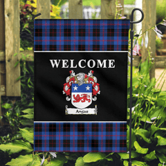 Clan Angus Modern Tartan Crest Black Garden Flag BZ26 Clan Angus Tartan Today