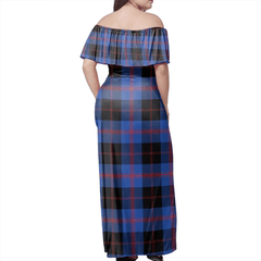 Clan Angus Modern Tartan Hawaii Dress QN66 Clan Angus Tartan Hawaii Dress