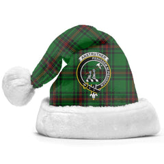 Clan Anstruther Tartan Crest Christmas Santa Hat XB34 Anstruther Tartan Tartan Santa Hat
