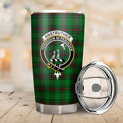Clan Anstruther Tartan Crest Tumbler GQ27 Clan Anstruther Tartan Today