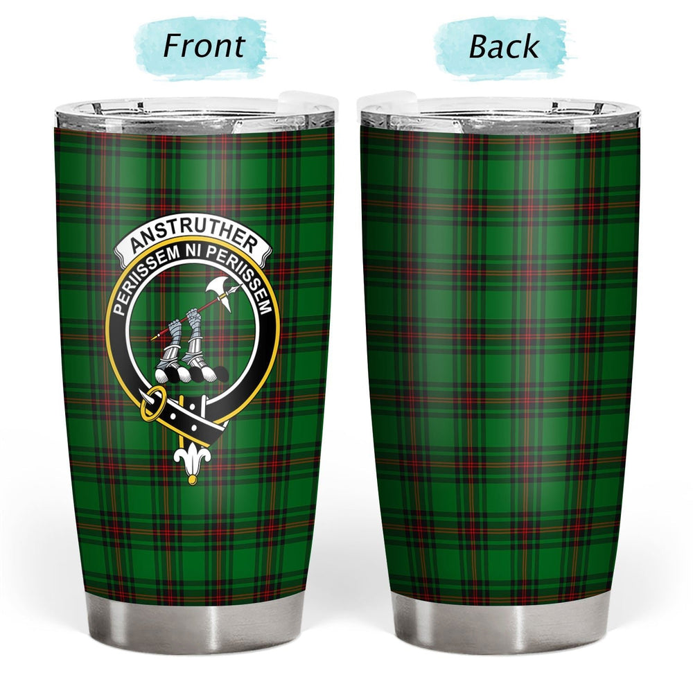 Clan Anstruther Tartan Crest Tumbler GQ27 Clan Anstruther Tartan Today