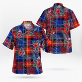 Clan Anstruther Tartan Scottish Lion Hawaiian Shirt DU23 Anstruther Tartan Tartan Hawaii Shirt