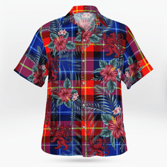 Clan Anstruther Tartan Scottish Lion Hawaiian Shirt DU23 Anstruther Tartan Tartan Hawaii Shirt