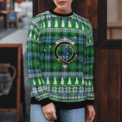 Clan Arbuthnot Ancient Crest Tartan Christmas Ugly Sweater PZ85 Arbuthnot Ancient Crest Tartan Tartan Ugly Sweater