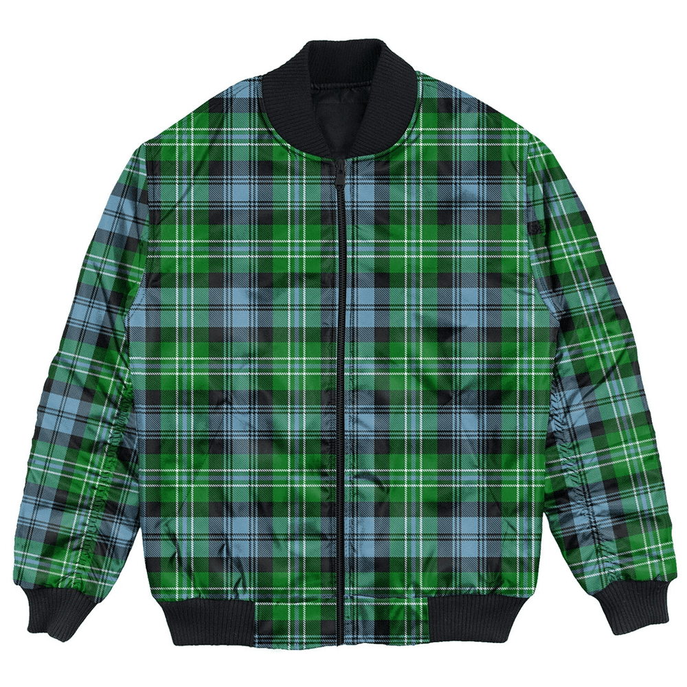 Clan Arbuthnot Ancient Tartan Clan Bomber Jacket MZ38 Arbuthnot Ancient Tartan Tartan Bomber Jacket
