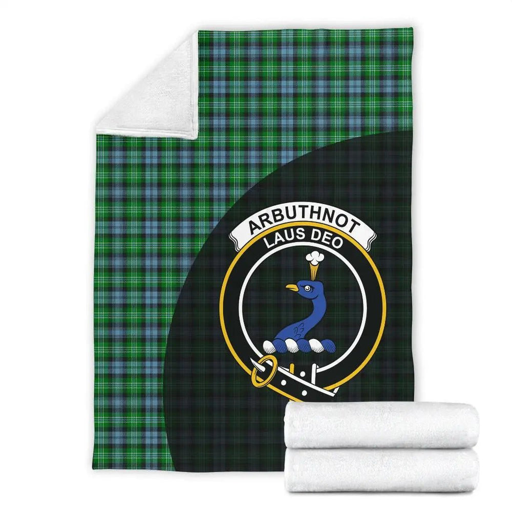 Clan Arbuthnot Ancient Tartan Crest Blanket Wave Style QP64 Clan Arbuthnot Tartan Today