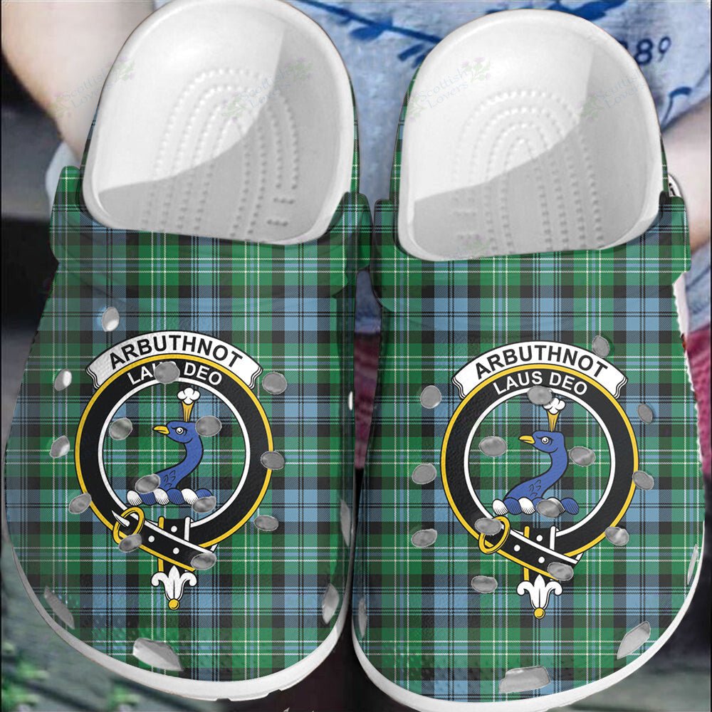 Clan Arbuthnot Ancient Tartan Crest Clogs Classic GK38 Arbuthnot Ancient Tartan Tartan Today
