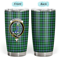 Clan Arbuthnot Ancient Tartan Crest Tumbler MH55 Clan Arbuthnot Tartan Today
