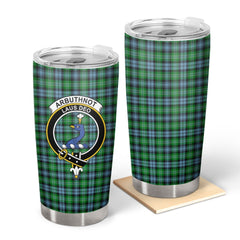 Clan Arbuthnot Ancient Tartan Crest Tumbler MH55 Clan Arbuthnot Tartan Today