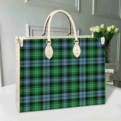 Clan Arbuthnot Ancient Tartan Leather Bag JR46 Clan Arbuthnot Tartan Today