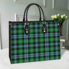 Clan Arbuthnot Ancient Tartan Leather Bag JR46 Clan Arbuthnot Tartan Today