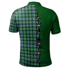 Clan Arbuthnot Ancient Tartan Polo Shirt - Lion Rampant And Celtic Thistle Style DS26 Arbuthnot Ancient Tartan Tartan Polo
