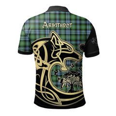 Clan Arbuthnot Ancient Tartan Polo Shirt Viking Wolf YK74 Arbuthnot Ancient Tartan Tartan Polo