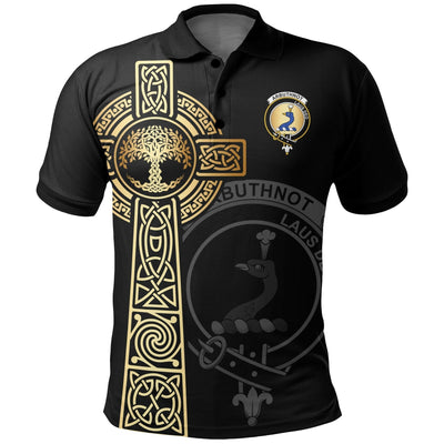 Clan Arbuthnot Clan Unisex Polo Shirt - Celtic Tree Of Life