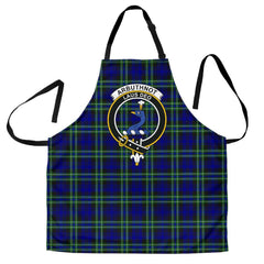 Clan Arbuthnot Modern Tartan Crest Apron FL27 Clan Arbuthnot Tartan Today