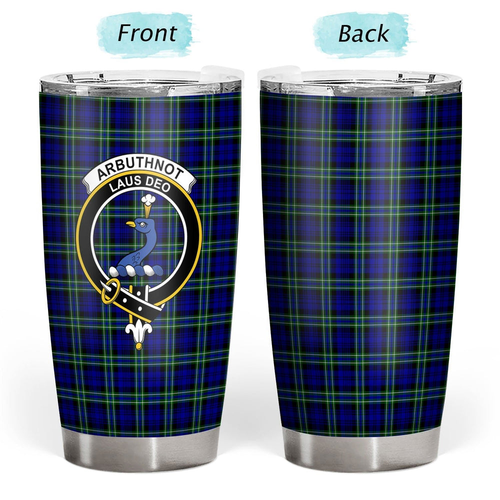 Clan Arbuthnot Modern Tartan Crest Tumbler IM15 Clan Arbuthnot Tartan Today