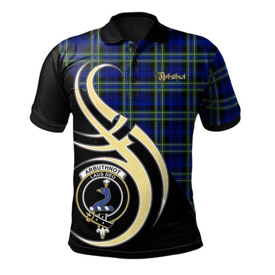 Clan Arbuthnot Modern Tartan Polo Shirt - Believe In Me Style