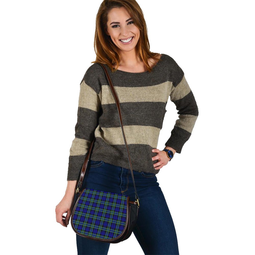Clan Arbuthnot Modern Tartan Saddle Handbags JF86 Clan Arbuthnot Tartan Today