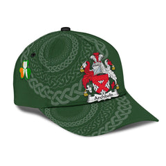Clan Archbold Coat Of Arms - Irish Family Crest St Patrick's Day Classic CapPI78 Classic Cap - Archbold Coat Of Arms St Patrick's Day Classic Cap Irish Cap