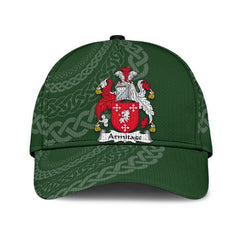 Clan Armitage Coat Of Arms - Irish Family Crest St Patrick's Day Classic CapQS44 Classic Cap - Armitage Coat Of Arms St Patrick's Day Classic Cap Irish Cap
