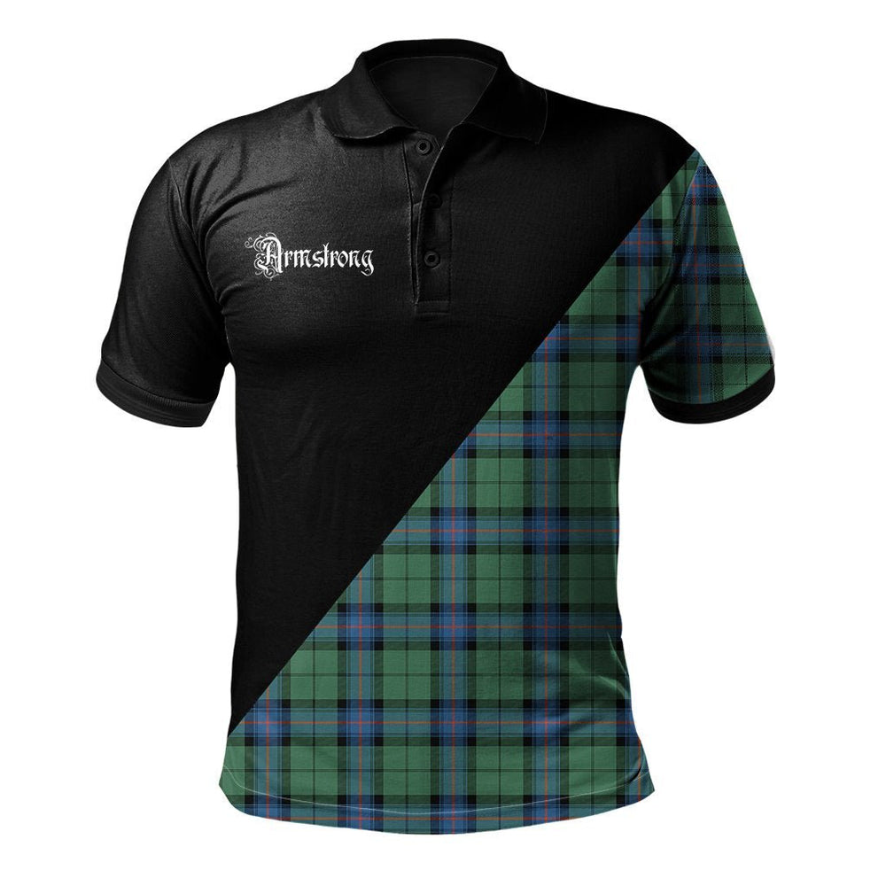 Clan Armstrong Ancient Clan - Military Polo Shirt KO23 Armstrong Ancient Tartan Tartan Polo